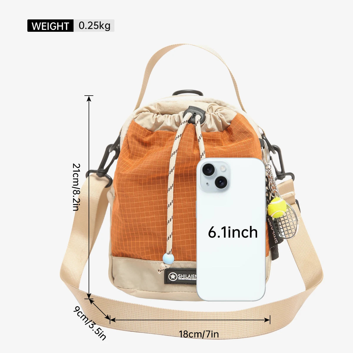 Lightweight Outdoor Commuter Crossbody Bag | Versatile Chest Bag