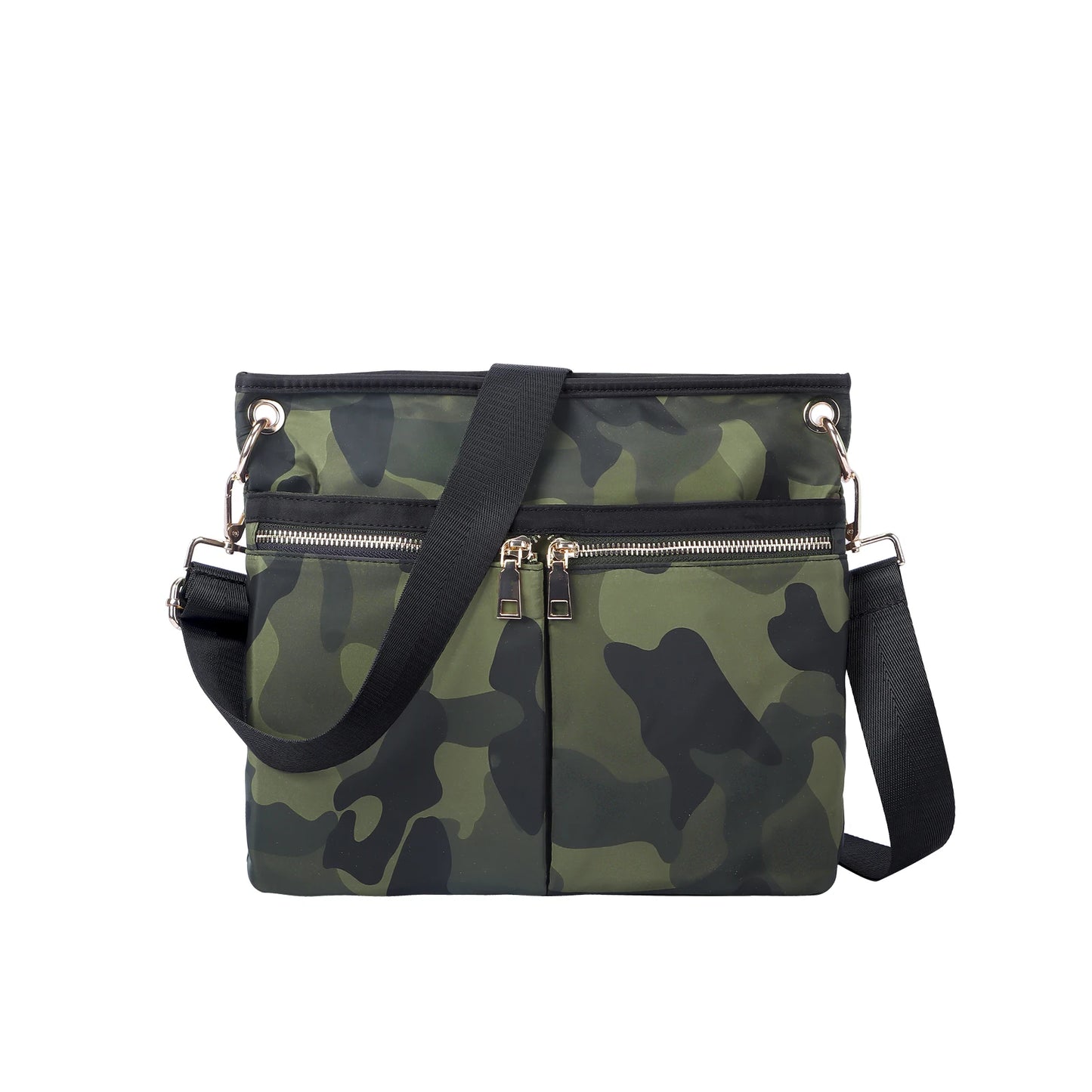 Stylish Crossbody Nylon Handbag | Lightweight Multi-Pocket Bag