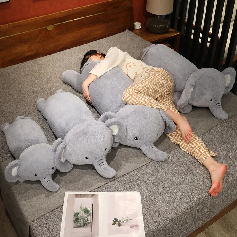 Giant Round Elephant Plush Doll | Cozy Home Decor Gift