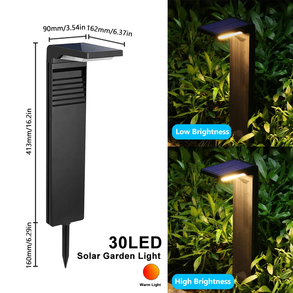 Solar Powered Pathway Lights | Waterproof LED Garden Decor
