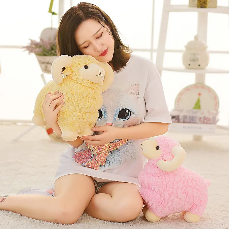 Kawaii Alpacasso Plush Toys | Soft Stuffed Sheep Pillows