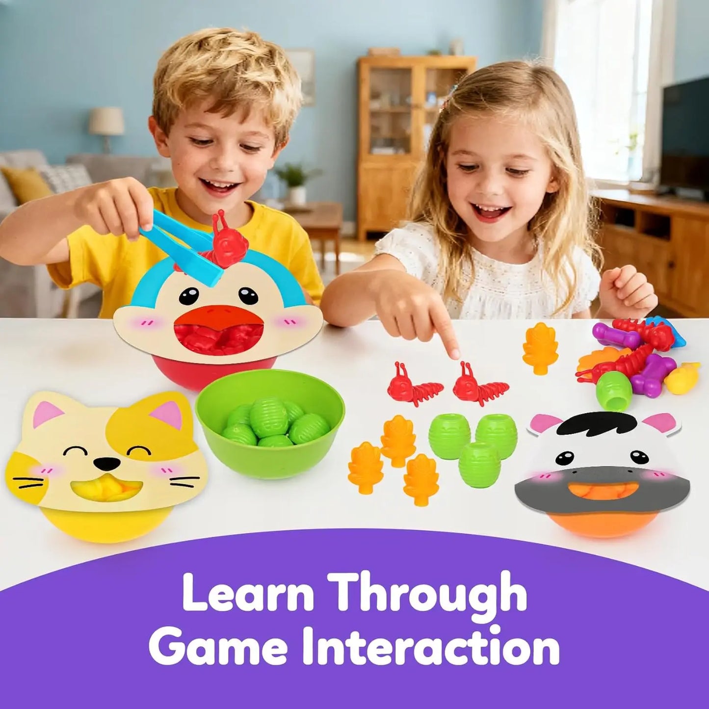 Educational Animal Sorting Toy | Fun Counting & Color Play