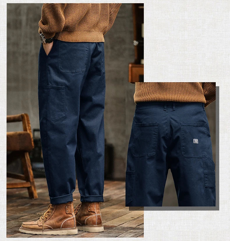 Men's Casual Cargo Pants | Comfortable Loose Fit Joggers