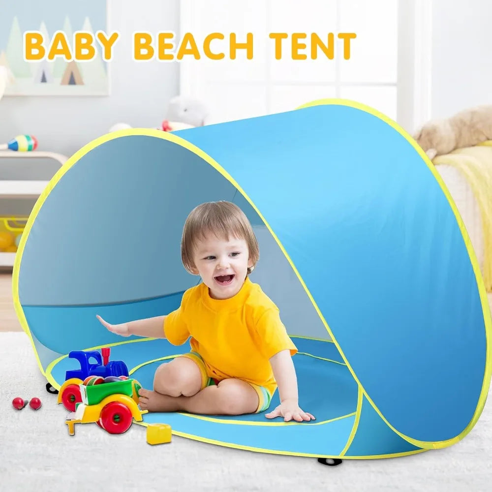Portable Beach Shade Tent for Infants | UV Protection & Easy Setup