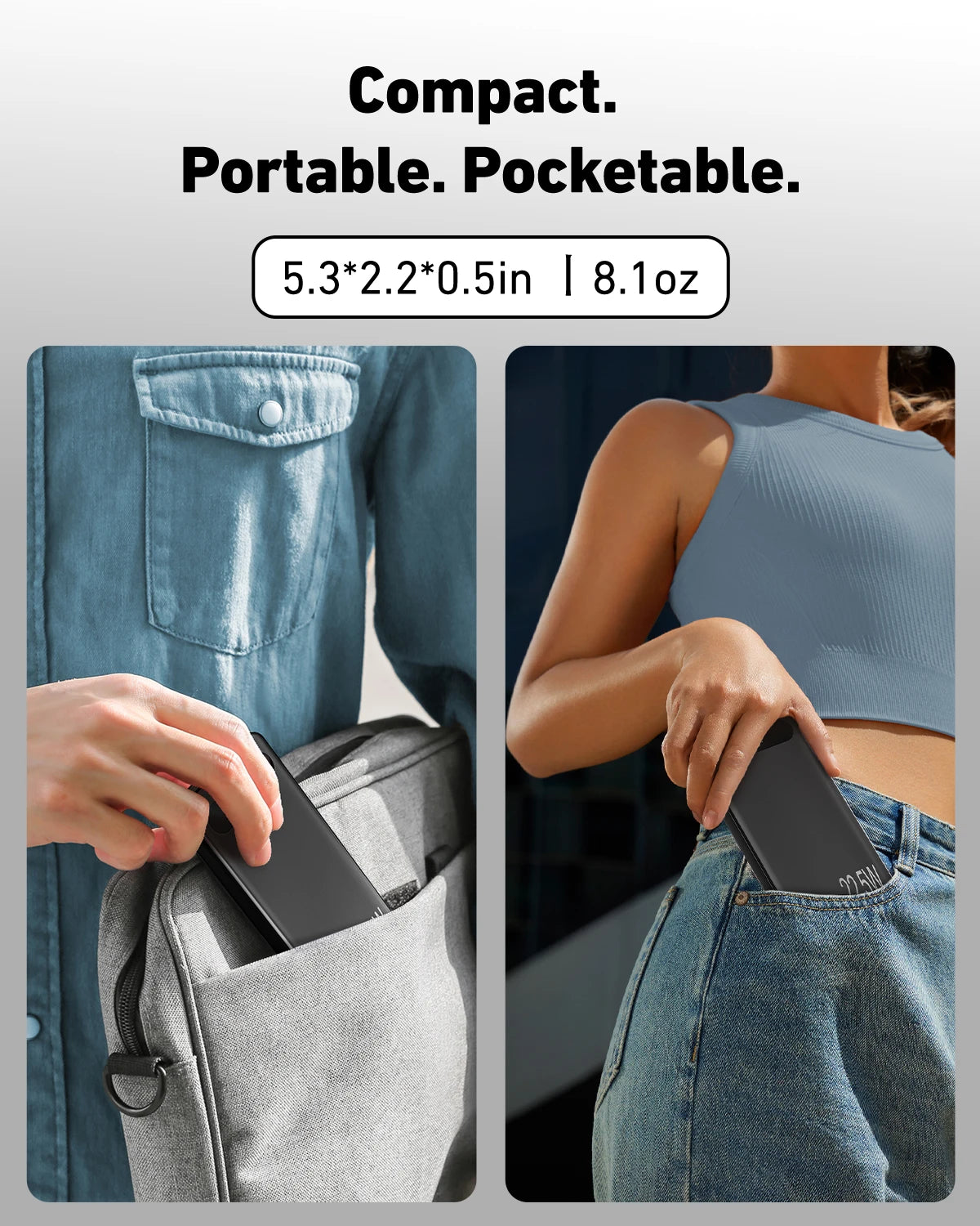 Portable Charger 10000mAh Power Bank | Fast Charging Convenience