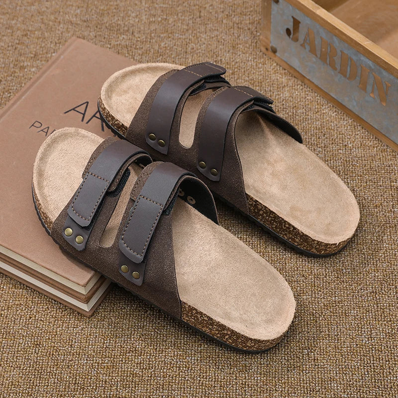 Men's Sandals, Fashionable and Versatile Casual Sandals for Couples, Suitable for Walking and Leisure, Suitable for Indoor and Outdoor Use, Beach-Friendly, Unisex, Suitable for All Seasons