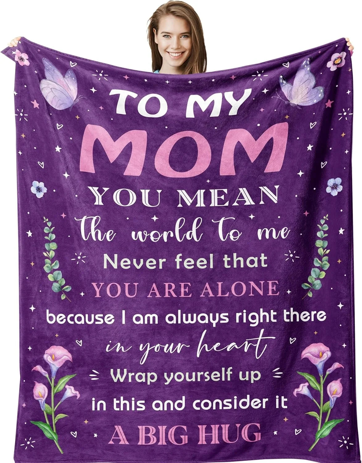 Super Soft Flannel Throw Blanket | Unique Gifts for Mom