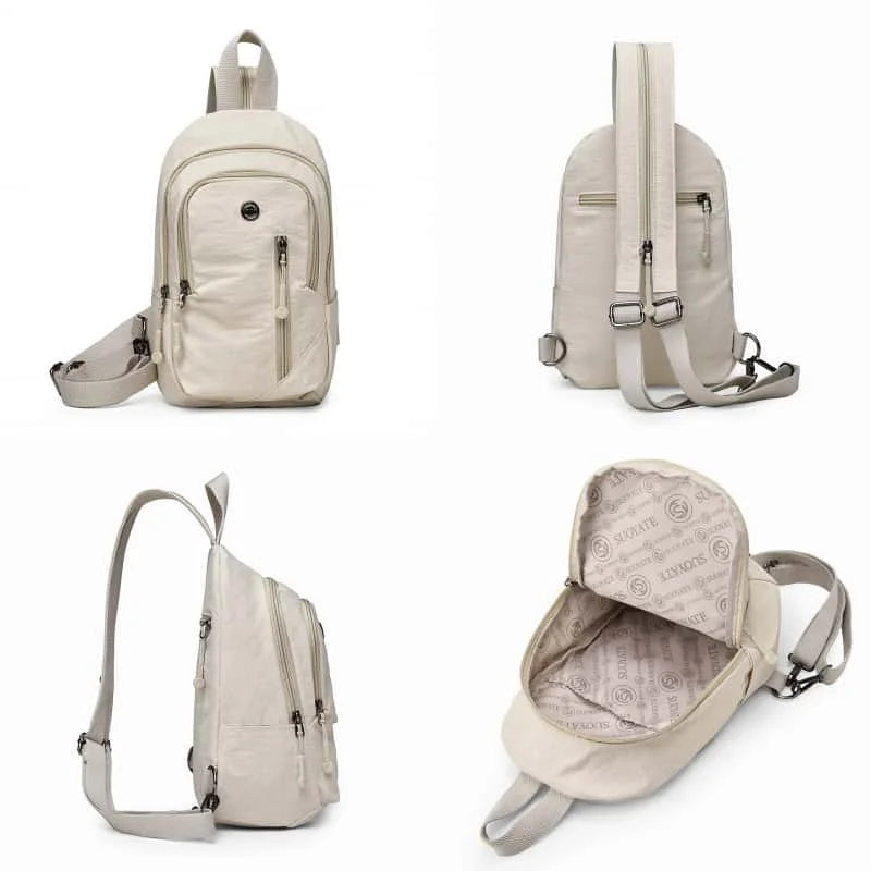 Women's Anti-Theft Lightweight Chest Pack | Large Capacity Daypack