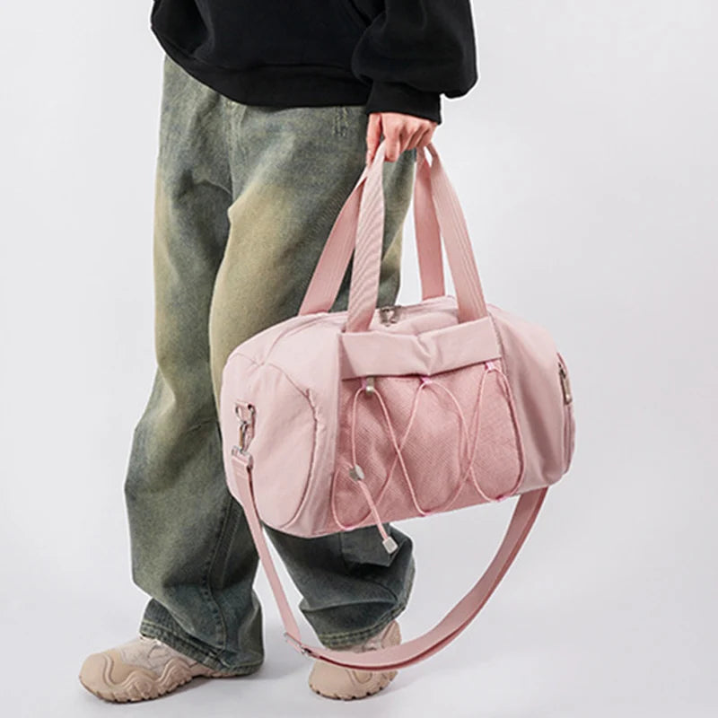 Large Women's Fitness Handbag | Versatile Gym Tote with Shoe Pocket