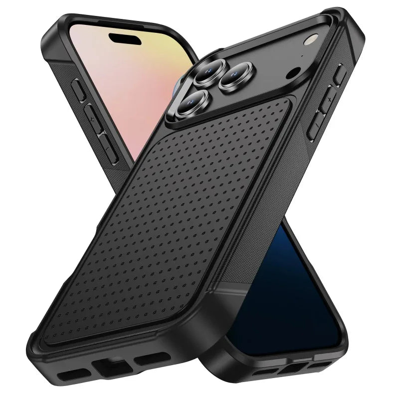 Military Grade 2IN1 Hybrid Armor Phone Case for IPhone 17 Air 16 15 14 Plus 13 12 Pro Max with Packet Box TPU+PC Anti-Drop Cover