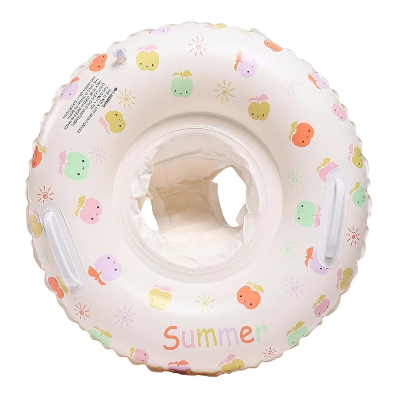 Baby Swimming Ring with Sunshade | Safe Toddler Pool Float