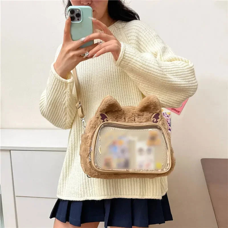Winter Plush Women's Backpack | Kawaii Fluffy Casual Ita Bag
