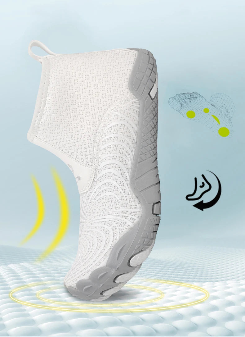 High Top Water Shoes | Versatile Diving, Swimming & Yoga Footwear