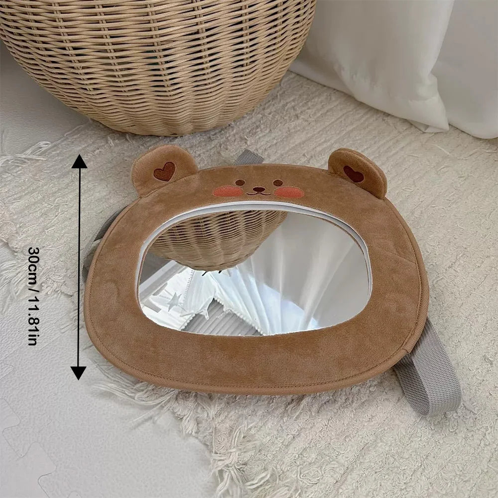Baby Car Mirror for Safety | Easy View Cartoon Doll Design