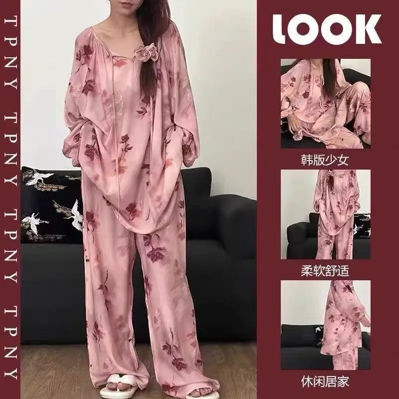 Women's Loose Pajamas Set | Cozy Oversized Sleepwear for Home