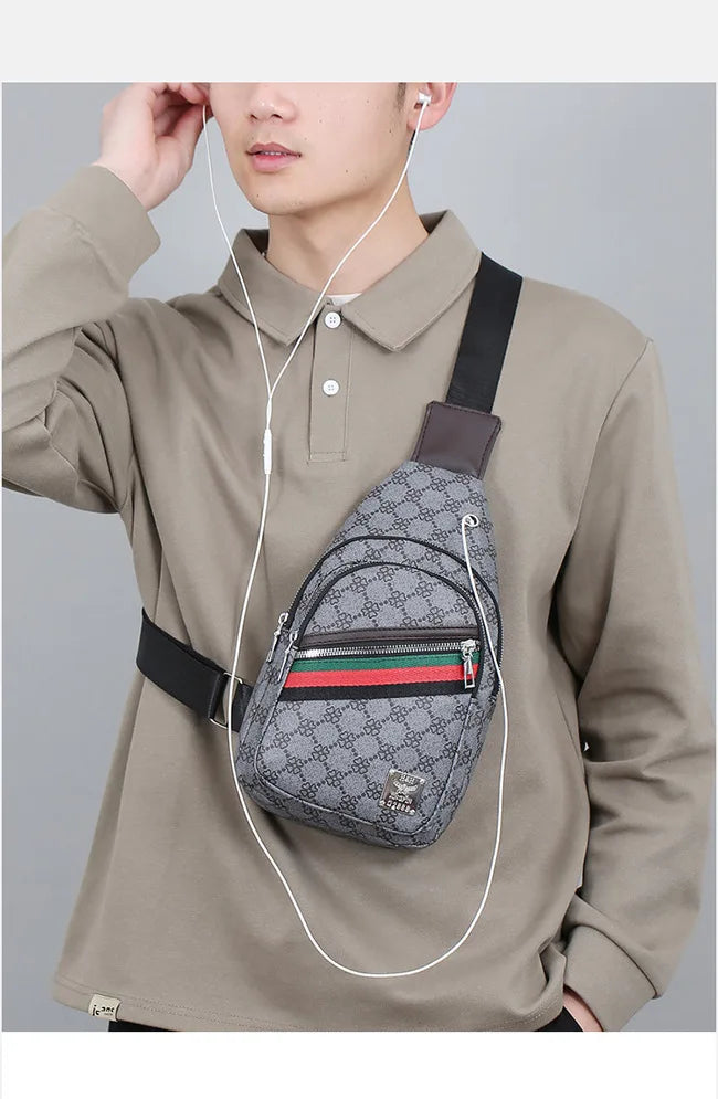 Men's Multifunctional Messenger Bag | Casual Crossbody Handbag