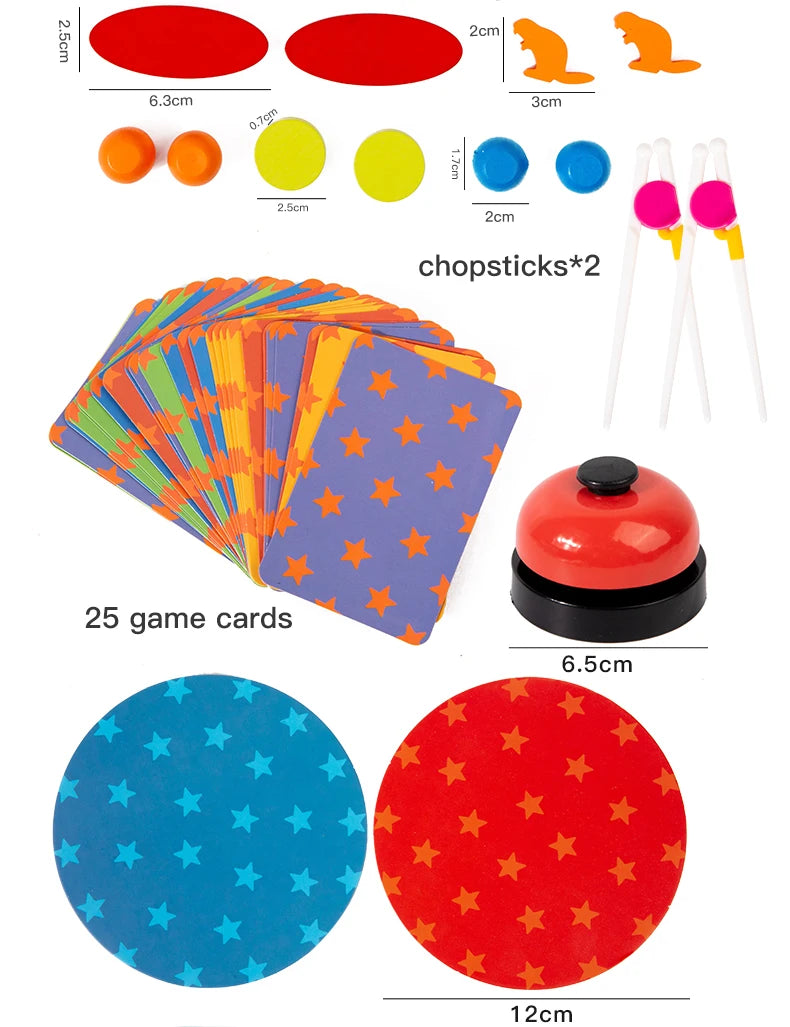 Wooden Clip Bead Game | Montessori Fine Motor Skills Toy