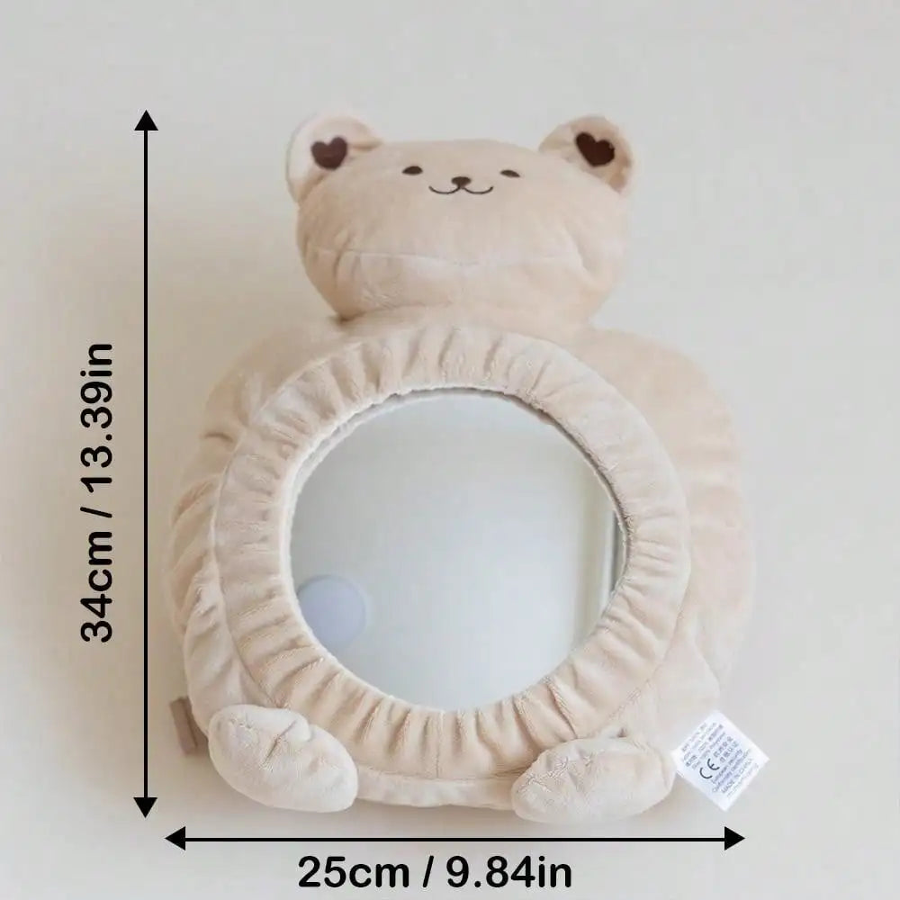 Baby Car Mirror for Safety | Easy View Cartoon Doll Design