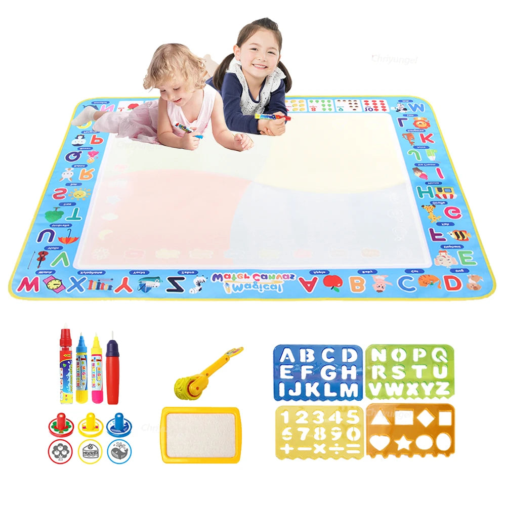 Magic Water Drawing Mat for Kids | Reusable Mess-Free Doodle Toy
