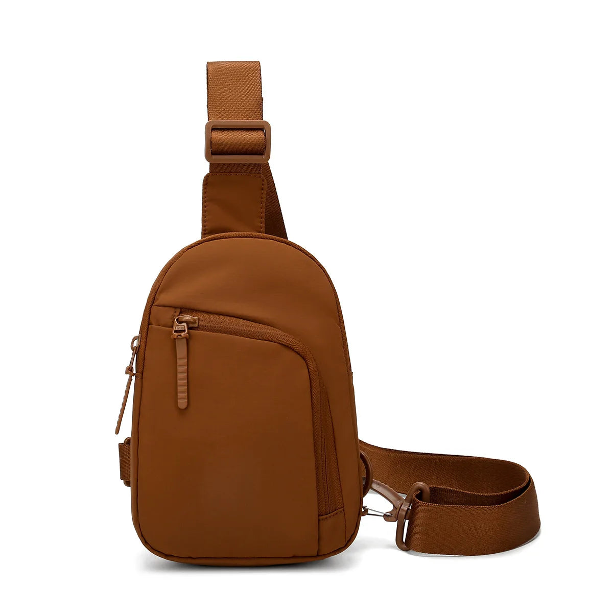 Waterproof PU Leather Sling Bag | Versatile Unisex Chest Bag