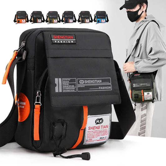 Waterproof Anti-Theft Sling Bag | Multi-Pocket Messenger for Travel