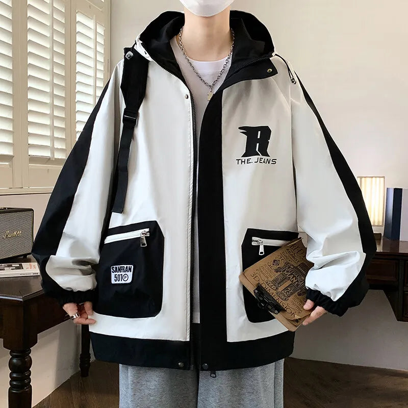 Classic Men's Hooded Casual Jackets | Stylish Windproof Coats