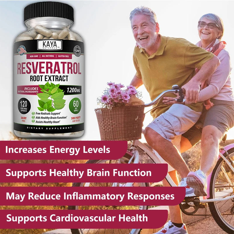 Resveratrol Capsules | Antioxidant Support for Health & Wellness