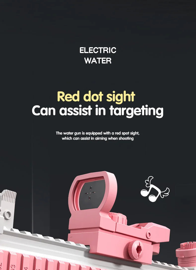 Electric Water Gun Pistol | Long Range Fun for Kids