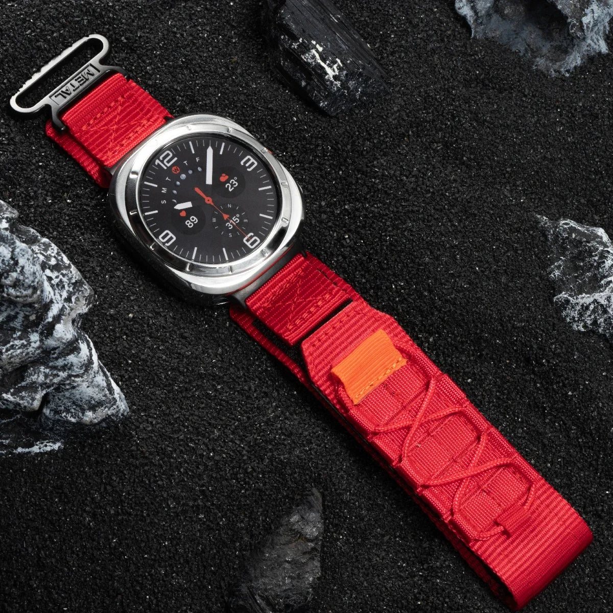 No Gaps Nylon Strap for Galaxy Watch 7 Ultra | Quick Fit Sports Band