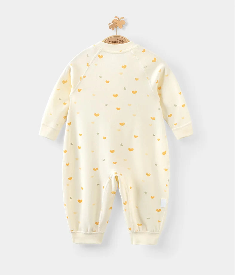 Unisex Baby Cotton Long-Sleeve Romper | Perfect for Playtime