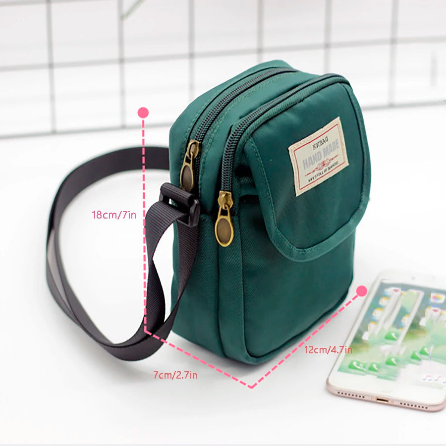 Stylish Men's Crossbody Bag | Versatile Nylon Mobile Wallet