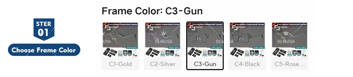 Retro Polygonal Prescription Glasses | Anti-Blue Light Eyewear