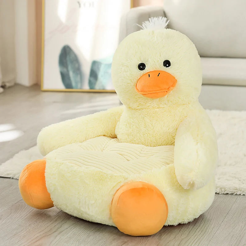 Adorable Plush Cartoon Animal Sofa Chair for Kids | Cozy & Fun