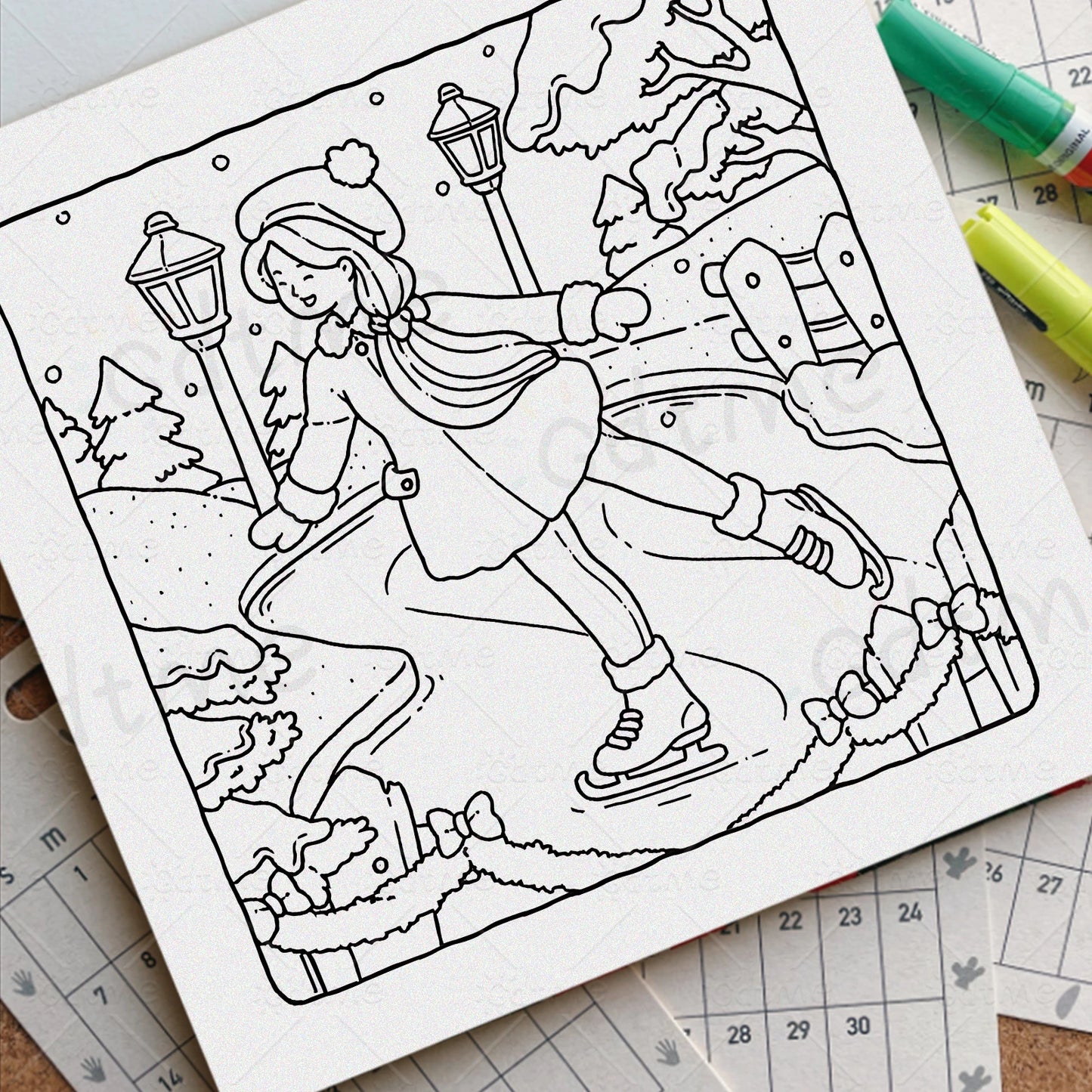 Adult Coloring Book for Relaxation | Cozy Season Designs