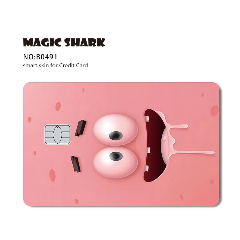 Cartoon Waterproof Skin Cover Sticker for Credit and Debit Cards