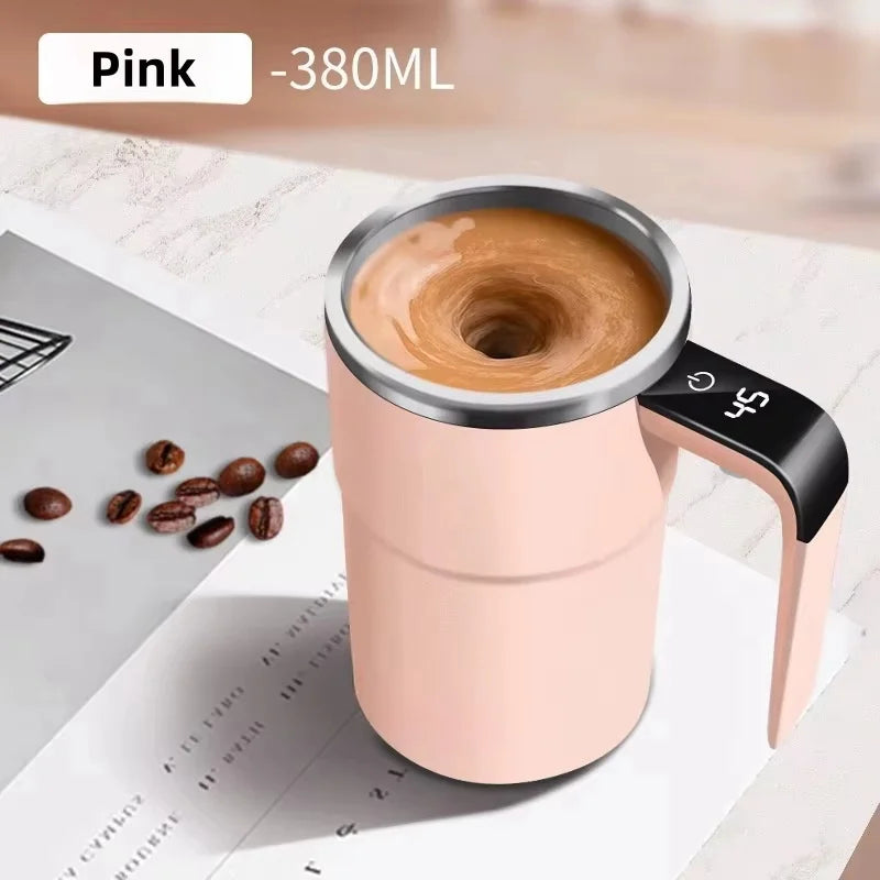 380ML Mini Electric Self Mixing Mug | Waterproof & Rechargeable