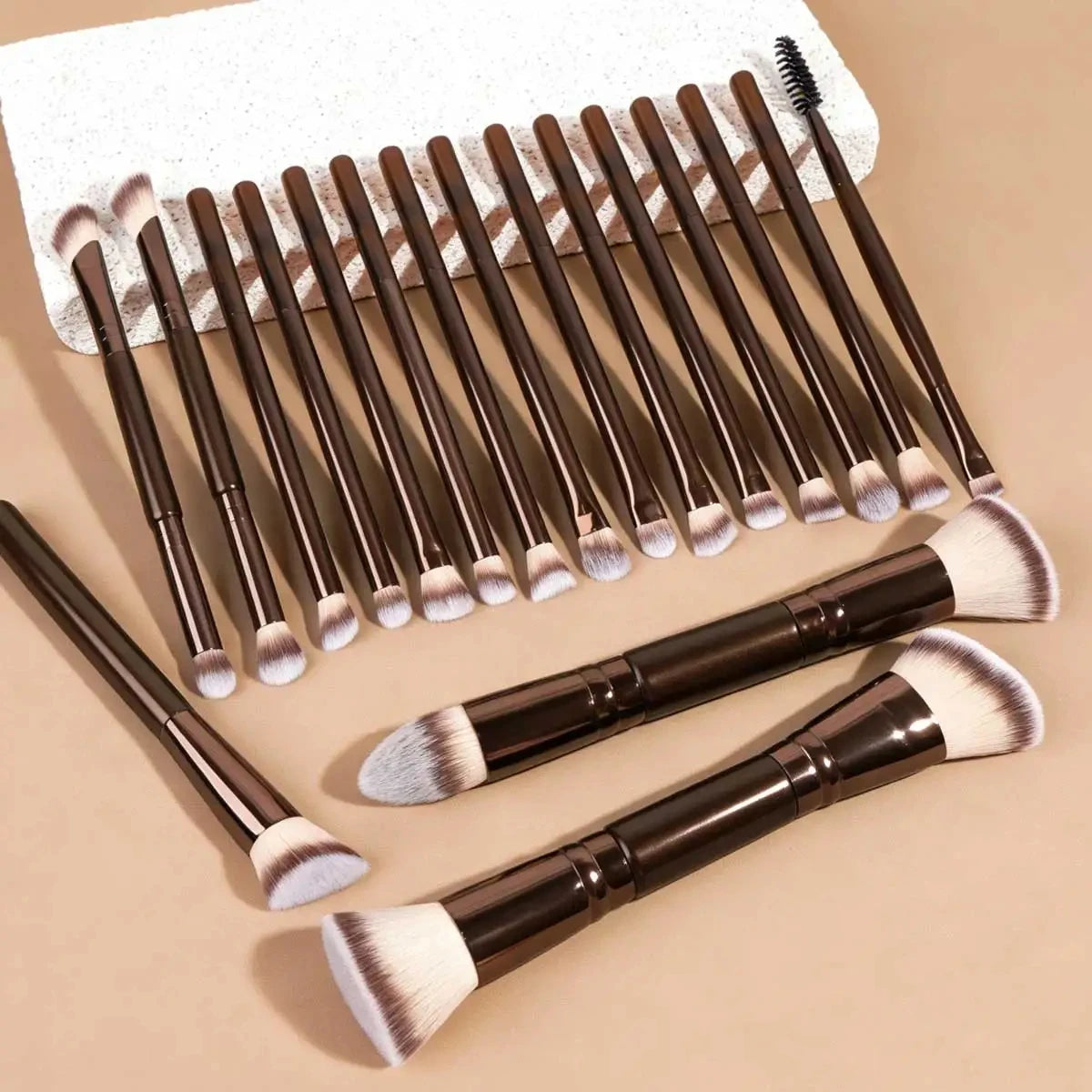 Professional Makeup Brush Set | Portable Dual-Ended Tools