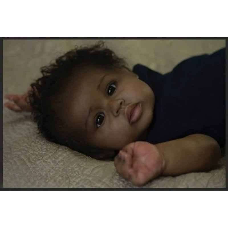 20-Inch Curly Hair Reborn Doll Kit | Unfinished Doll Parts