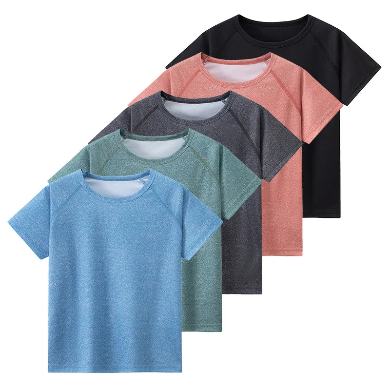 Comfortable Multi-Size Sports T-Shirts for Kids & Teens
