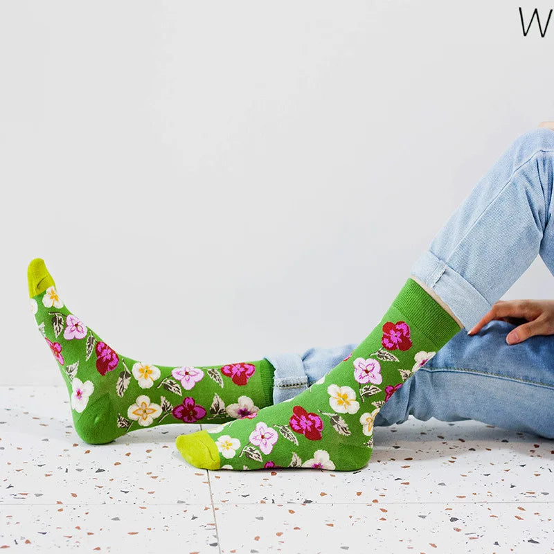Unisex Combed Cotton Hip Hop Socks | Trendy & Fun Fashion