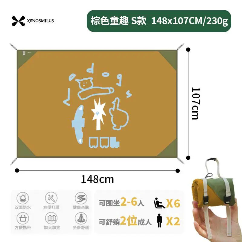 Portable Waterproof Picnic Mat | Lightweight Foldable Beach Pad