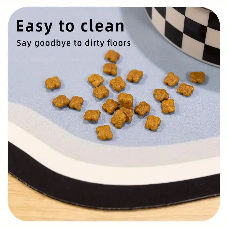 Cute Non-Slip Diatom Mud Pet Feeding Mat | Waterproof Home Decor