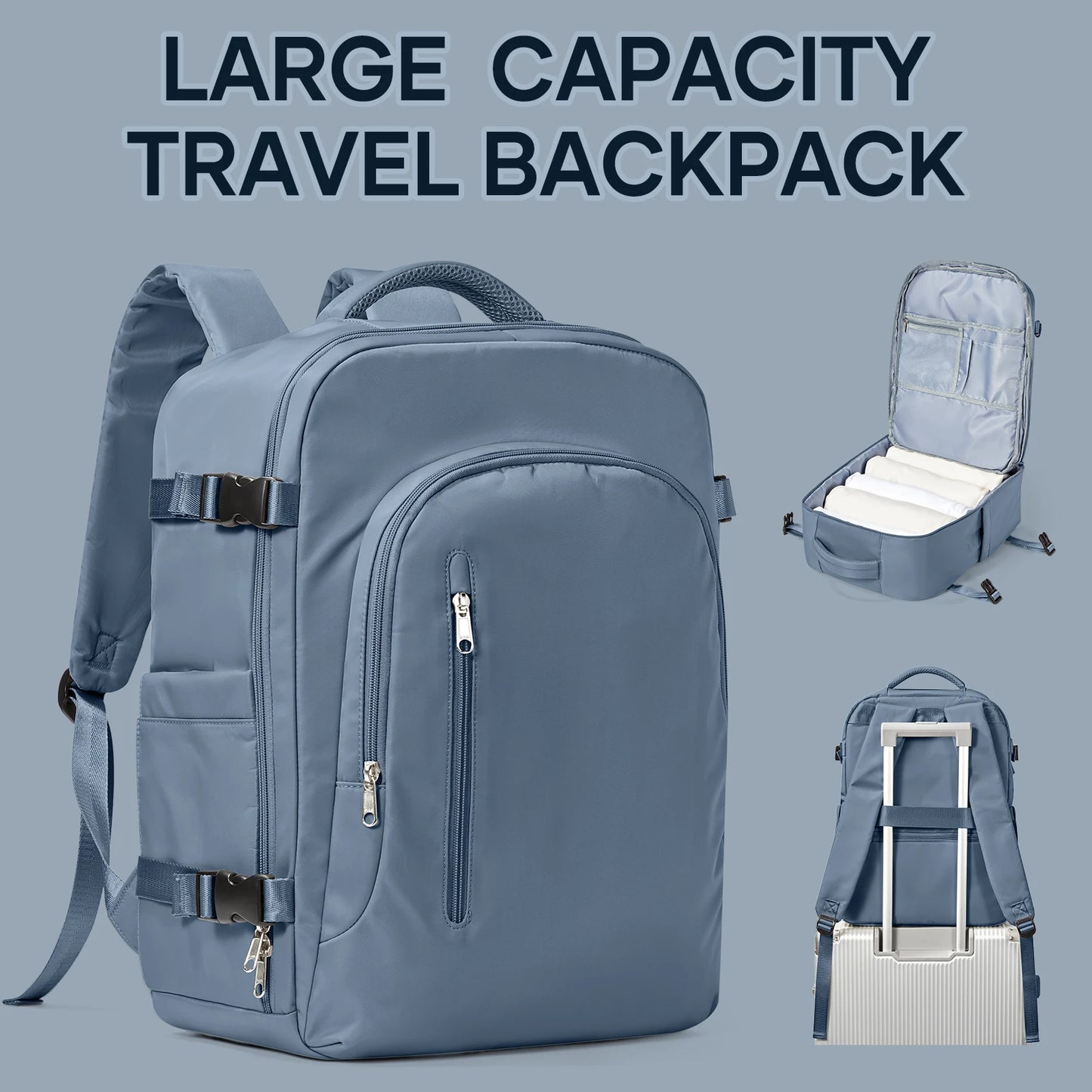 Large Capacity Travel Backpack for Men & Women | Versatile Carry-On