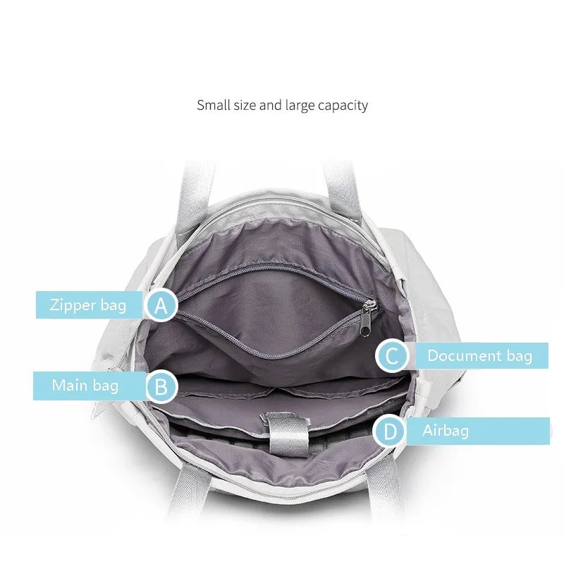 Stylish Waterproof Laptop Backpack for Women | USB Charging
