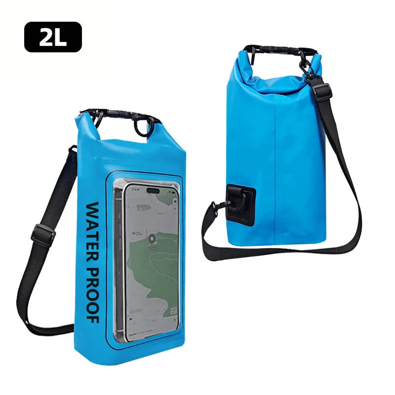 Waterproof Mobile Bag for Outdoor Sports | 2L PVC Dry Handbag