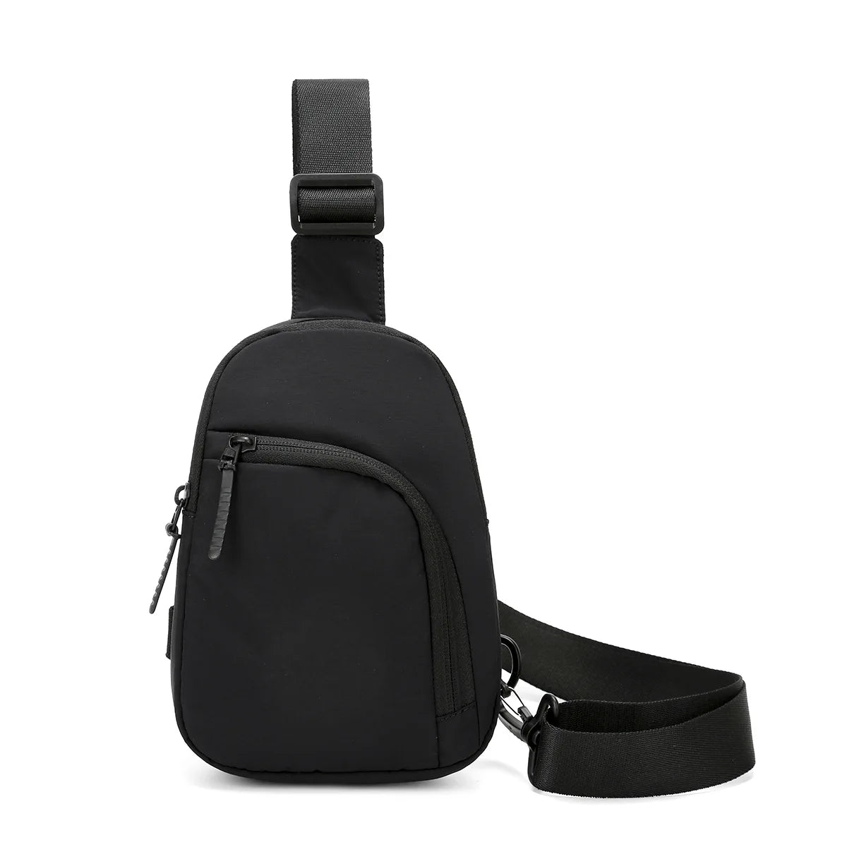 Waterproof PU Leather Sling Bag | Versatile Unisex Chest Bag