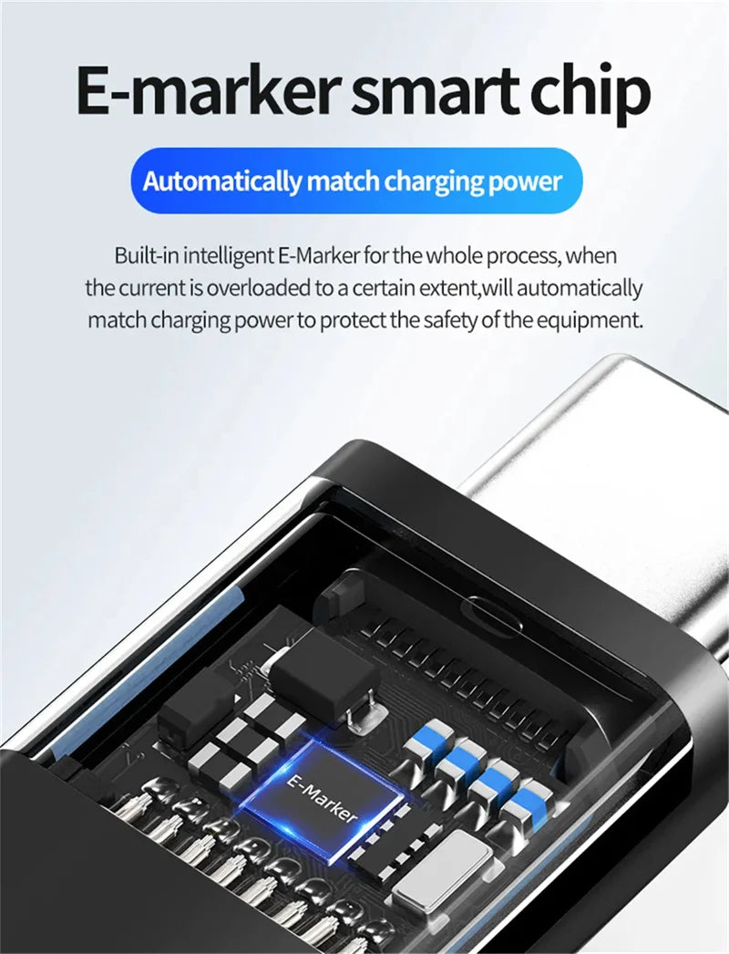 USB C to Type C Cable | 40Gbps Fast Charging Data Line