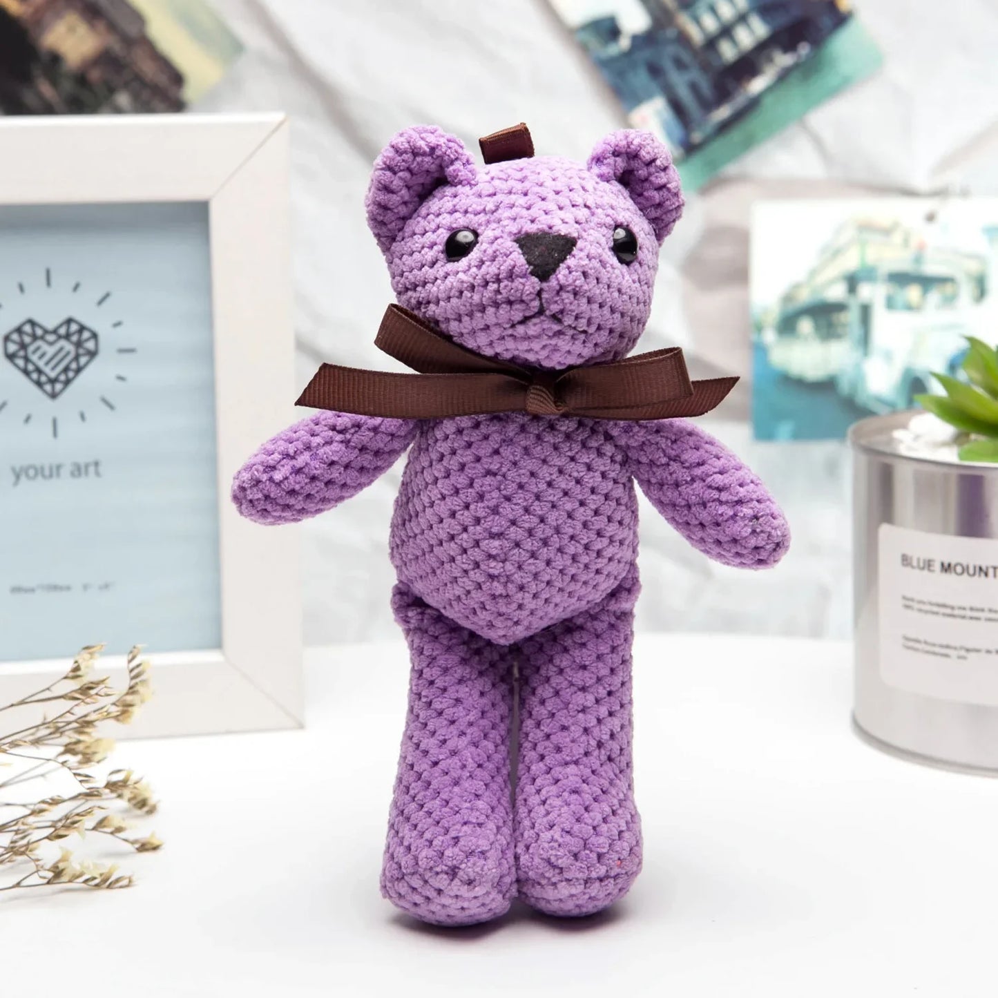 16cm Soft Stuffed Bear Plush Keychain Gift | Mini Plush Doll