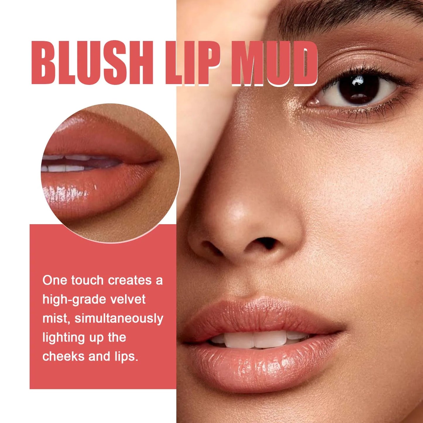 Velvety Matte Multi-Purpose Contouring Blush & Lip Gloss