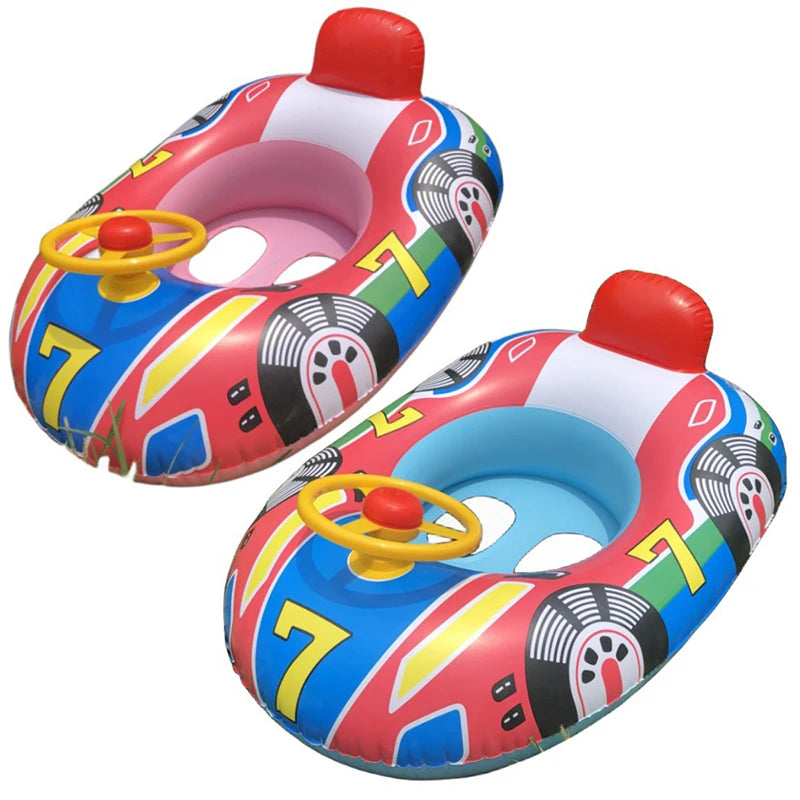 Baby Steering Wheel Inflatable Pool Float | Fun Bathtub Toy